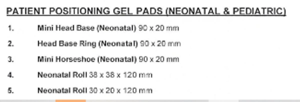 Galaxy India Patient Position Silica Gel Pad